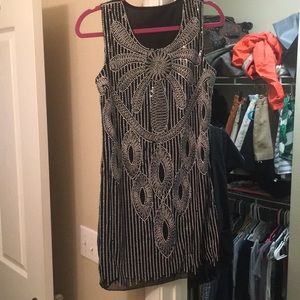 Gatsby-inspired Art Deco dress